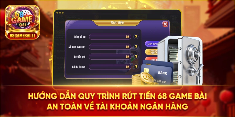 Hướng dẫn chi tiết quy trình rút tiền 68 Game Bài